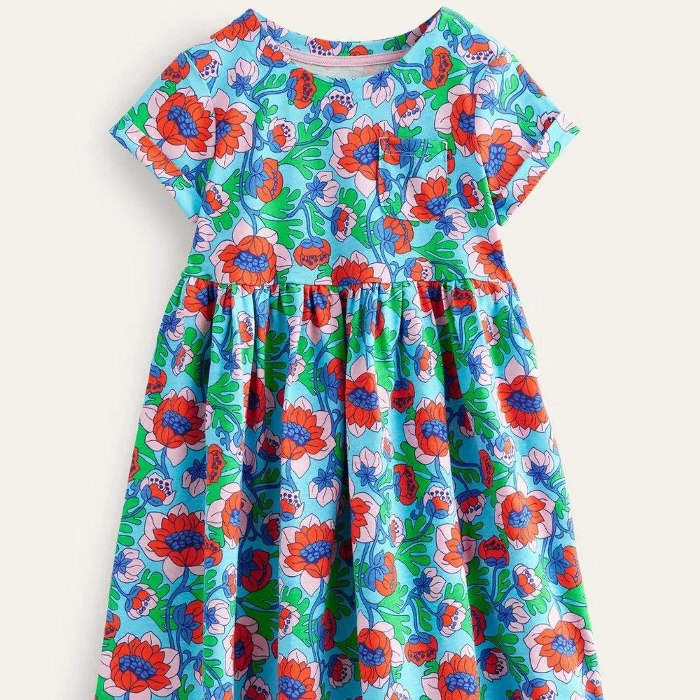 NEW Mini Boden Fun Jersey Dress